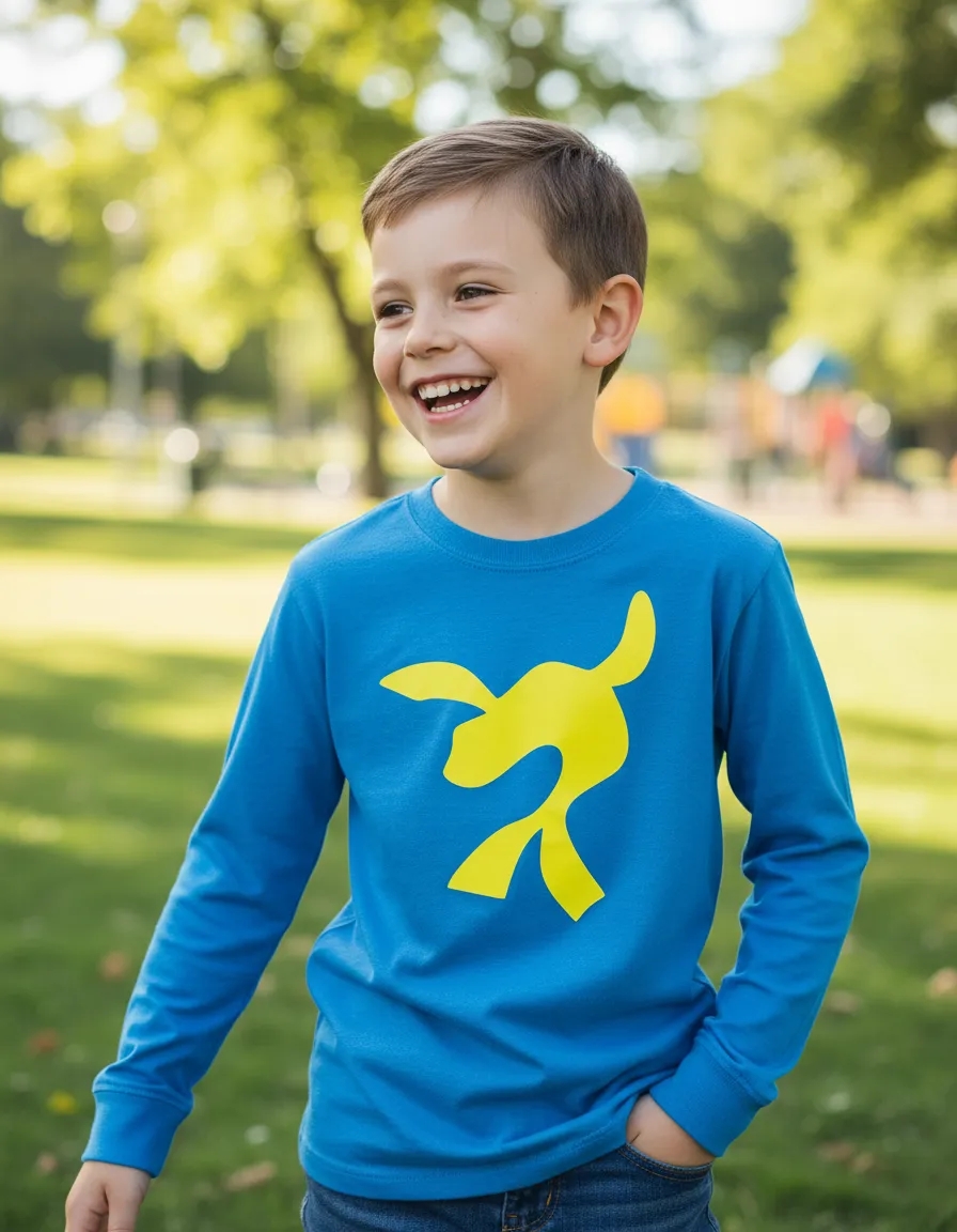 Camiseta Luccas Neto Manga Longa Infantil