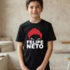 Camiseta Felipe Neto Infantil Preta