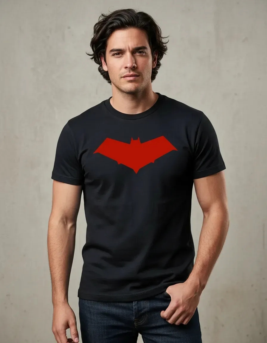 a Camiseta Robin Capuz Vermelho Adulto Unissex