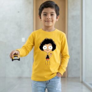 a Camiseta Irmão Do Jorel Manga Longa Infantil Premium