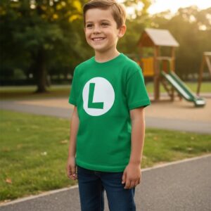 b Camiseta Luigi Mario Bros Infantil