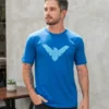Camiseta Azul Asa Noturna, Dick Grayson ( Adulto Tradicional ) mlc