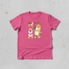 Camiseta Bluey Chilli Mãe Baby Look Rosa