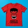 Camiseta Hulk DC Comics infantil ( Vermelha )