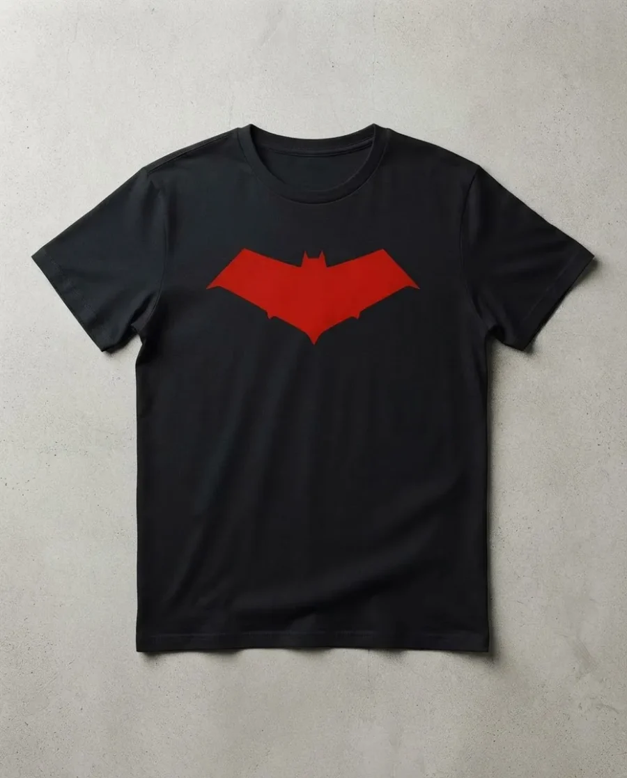 b Camiseta Robin Capuz Vermelho Adulto Unissex