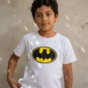 Camiseta Branca Infantil Batman mlca