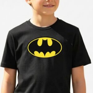 batman_8 Camiseta Preta Infantil Batman mlca