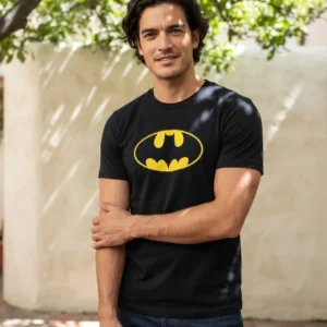 batman_8_1 Camiseta Preta Batman E Robin Adulto Unissex mlca