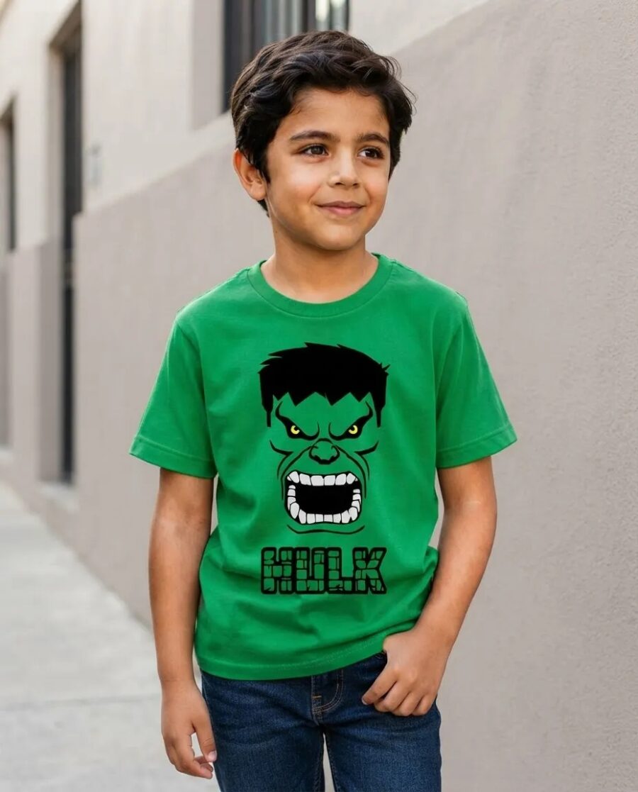 Camiseta Hulk DC Comics infantil ( Verde )