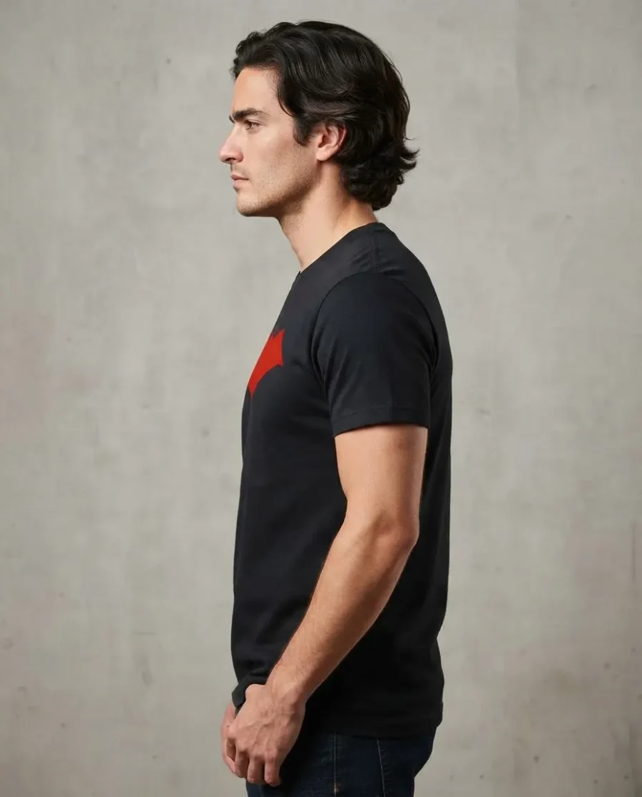c Camiseta Robin Capuz Vermelho Adulto Unissex