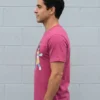 Camiseta Bluey Pai Bandit Adulto Rosa