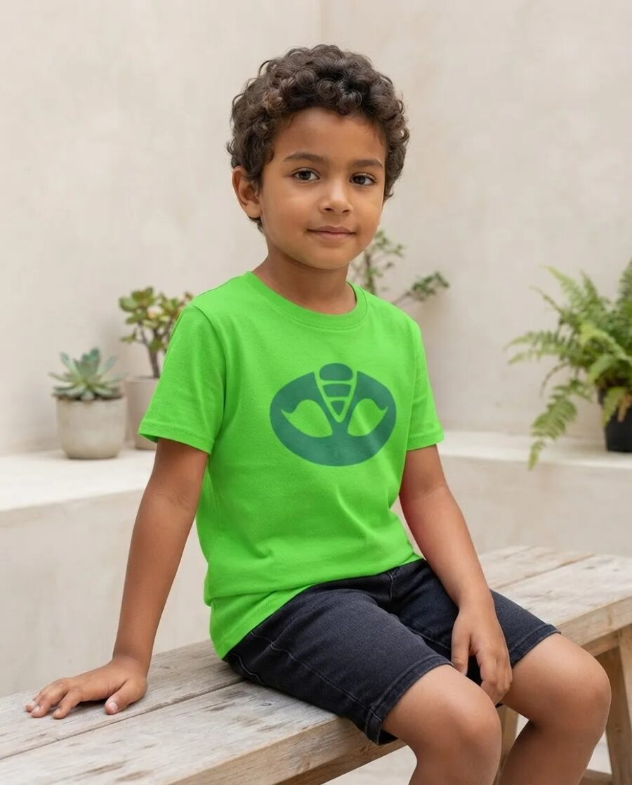 Camiseta Pj Mask, Lagartixo ( Infantil )