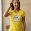 Camiseta Amarela Ketchup E Mostarda Heinz ( Baby Look ) mlca