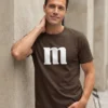 Camiseta Marrom Adulto M&m M mlc