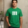 Camiseta Verde Adulto M&m M mlc
