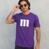Camiseta Roxa Adulto M&m M mlc