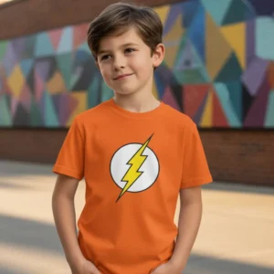 x Camiseta Laranja Rc Meninos Básica Infantil Liso Curta mlr