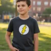 Camiseta Preta Rc Meninos Básica Infantil Liso Curta mlr