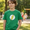 Camiseta Verde Rc Meninos Básica Infantil Liso Curta mlr