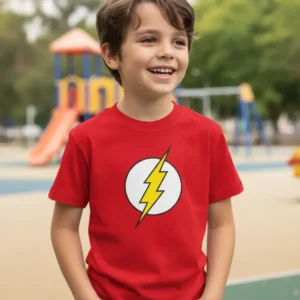 x Camiseta Vermelha Rc Meninos Básica Infantil Liso Curta mlr