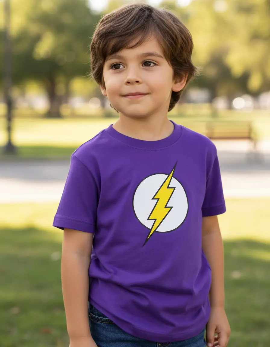 Camiseta Roxa Rc Meninos Básica Infantil Liso Curta mlr